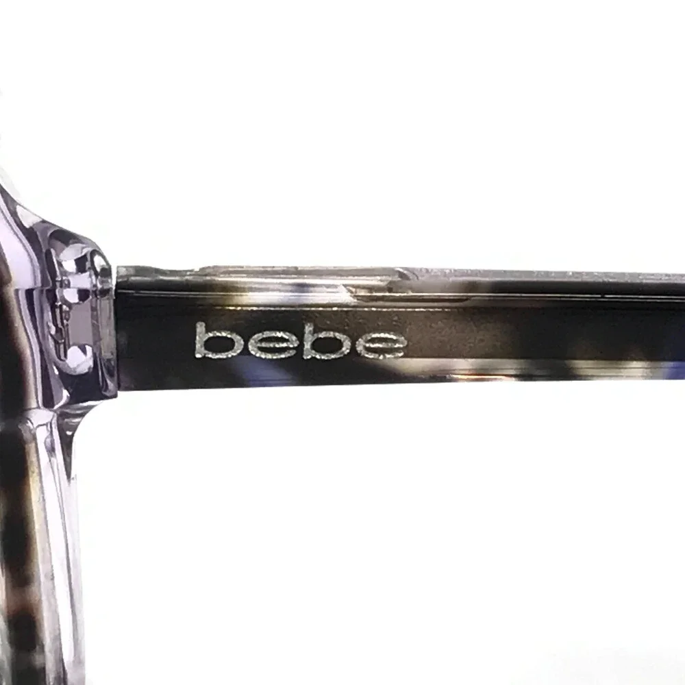 Bebe Eyeglasses Frames BB5145 500 PLUM FLORAL Blue Purple Cat Eye 53-17-135